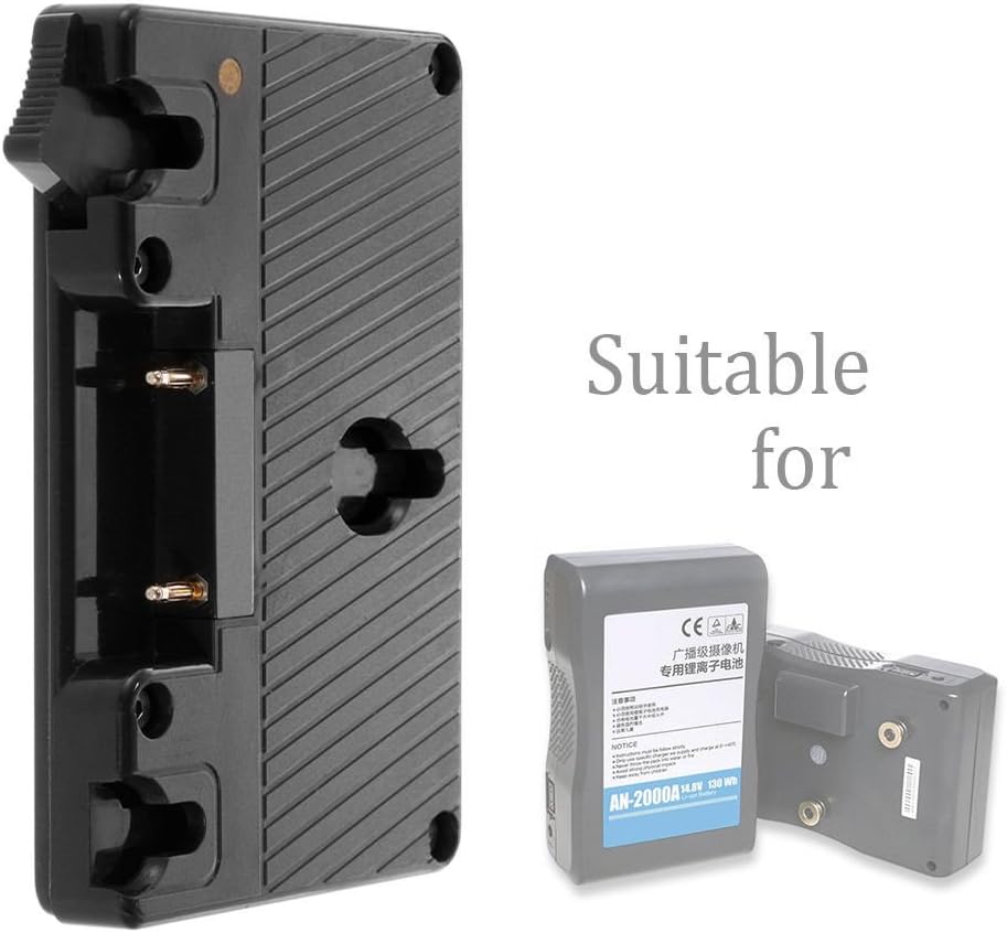 Anton Bauer Gold Mount to V Mount Battery Adapter Plate with D-Tap Output Q4000