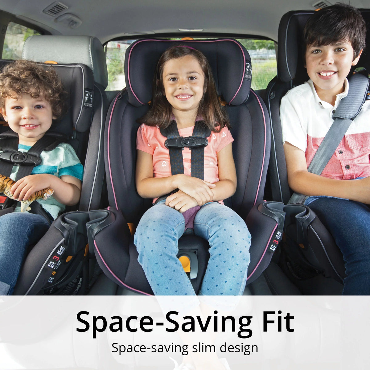 4-in-1 Convertible Car Seat Navy Purple P40996
