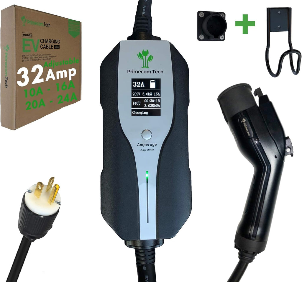 Level 2 Electric Vehicle Charger with 30 Ft Cable H103012