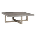Light Gray Washed Wood Coffee Table F424