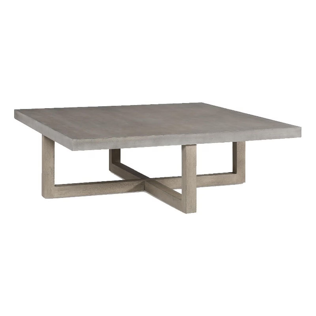 Light Gray Washed Wood Coffee Table F424