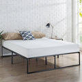 Metal 14-inch Platform Bed, Full, Black B53222