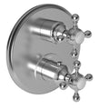 Satin Brass PVD Round Thermostatic Trim Plate with Handle K599887