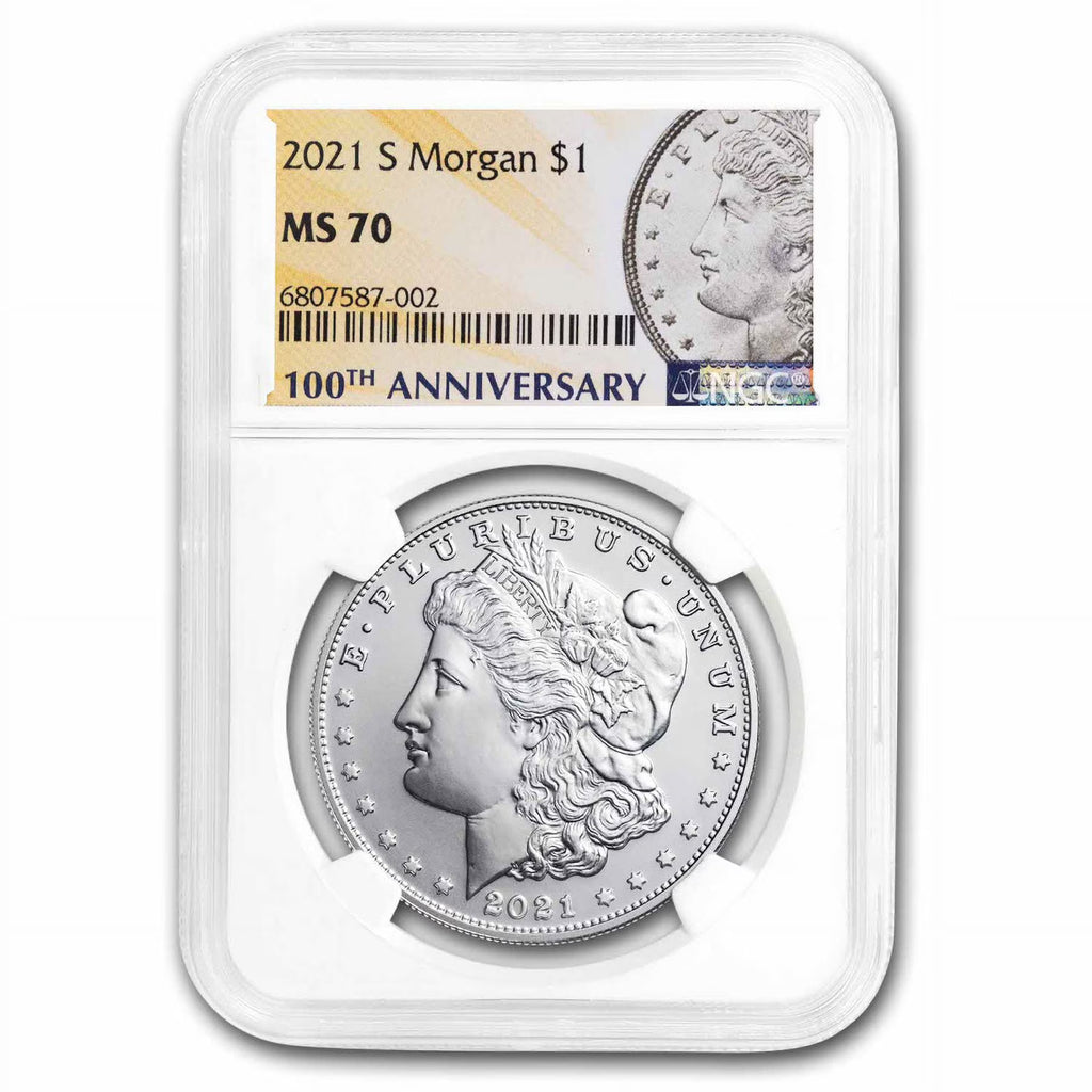 Silver Morgan Dollar MS-70 NGC H947051