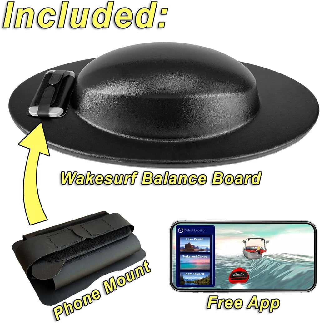 Wakesurf Balance Board With Tracking App And Phone Mount L7763