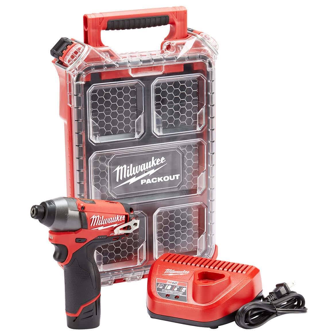 M12 Fuel 1/4 in. Hex Impact Driver with PACKOUT Case M36194