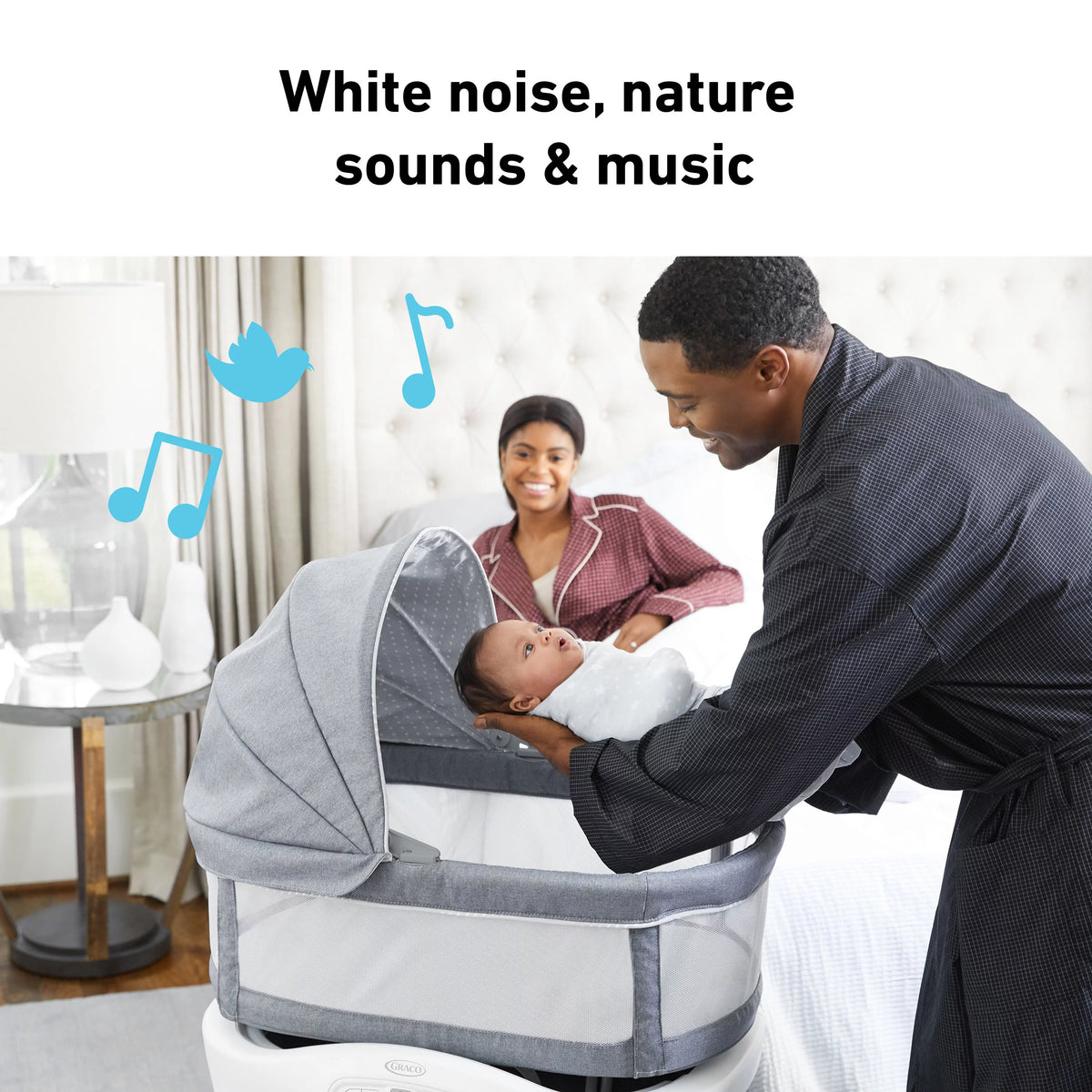 Ellison Bassinet with Cry Detection Technology G512