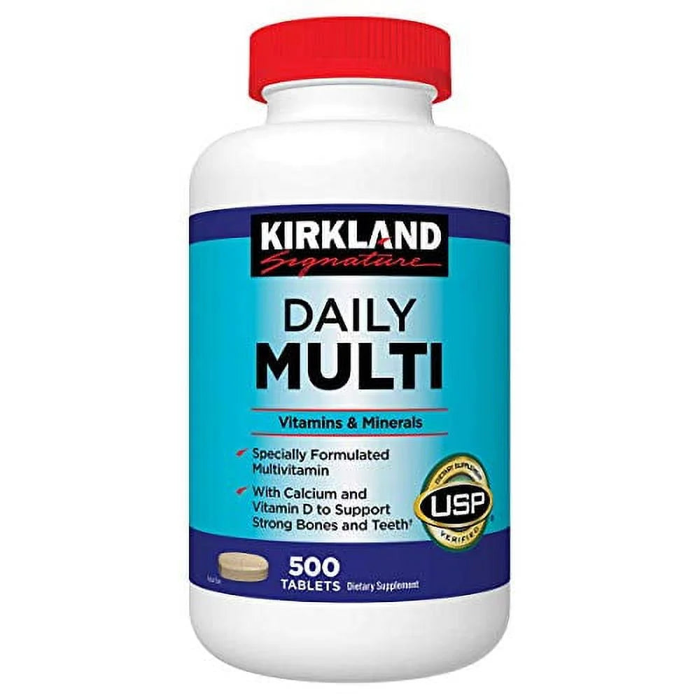 500-Count Daily Multi Vitamins & Minerals Tablets C485