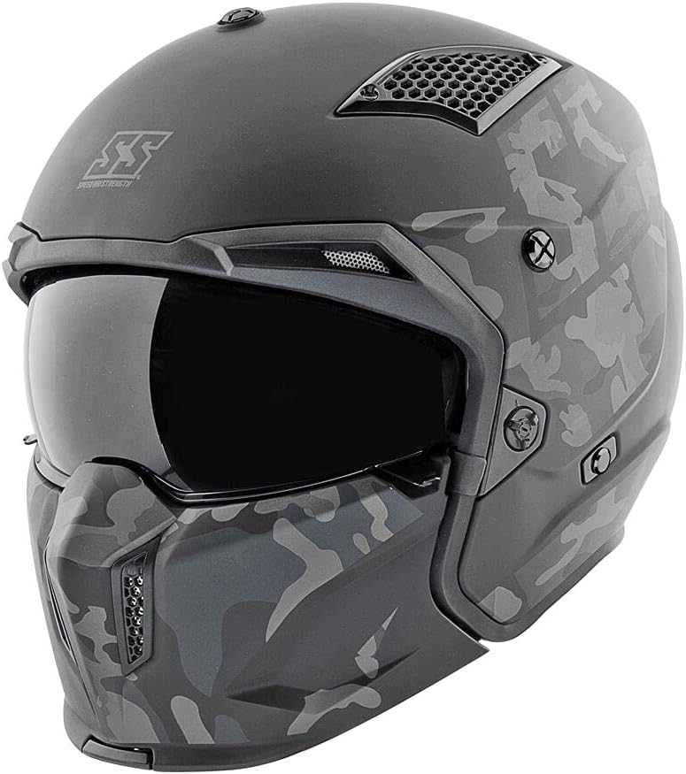 Black Camo Helmet U924