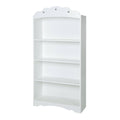 White 4 Shelf Bookcase C2666