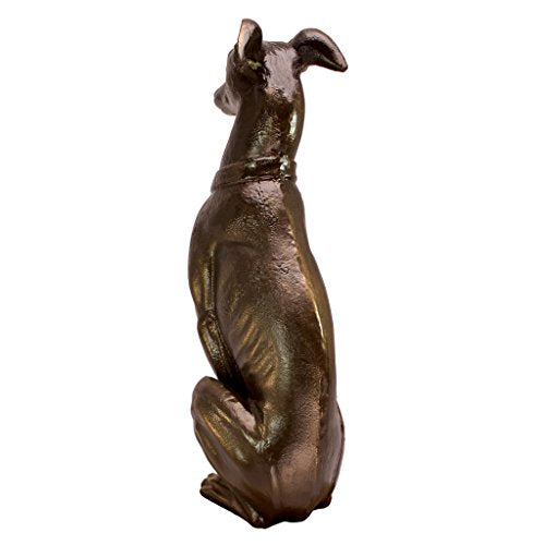 19 Inch Two Tone Stone Dog Statue C3021