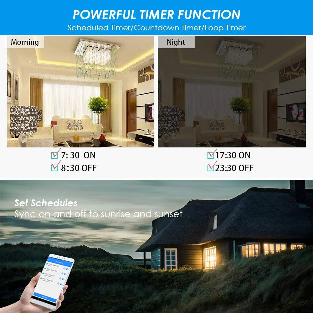 2-gang Smart Light Switch with WiFi Receiver R673549