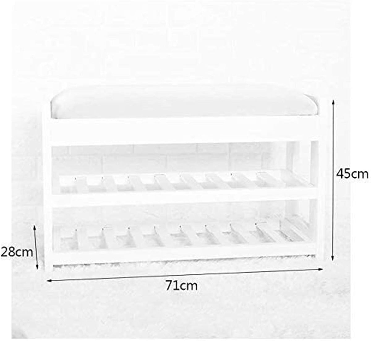 Solid Wood Shoe Rack O9322