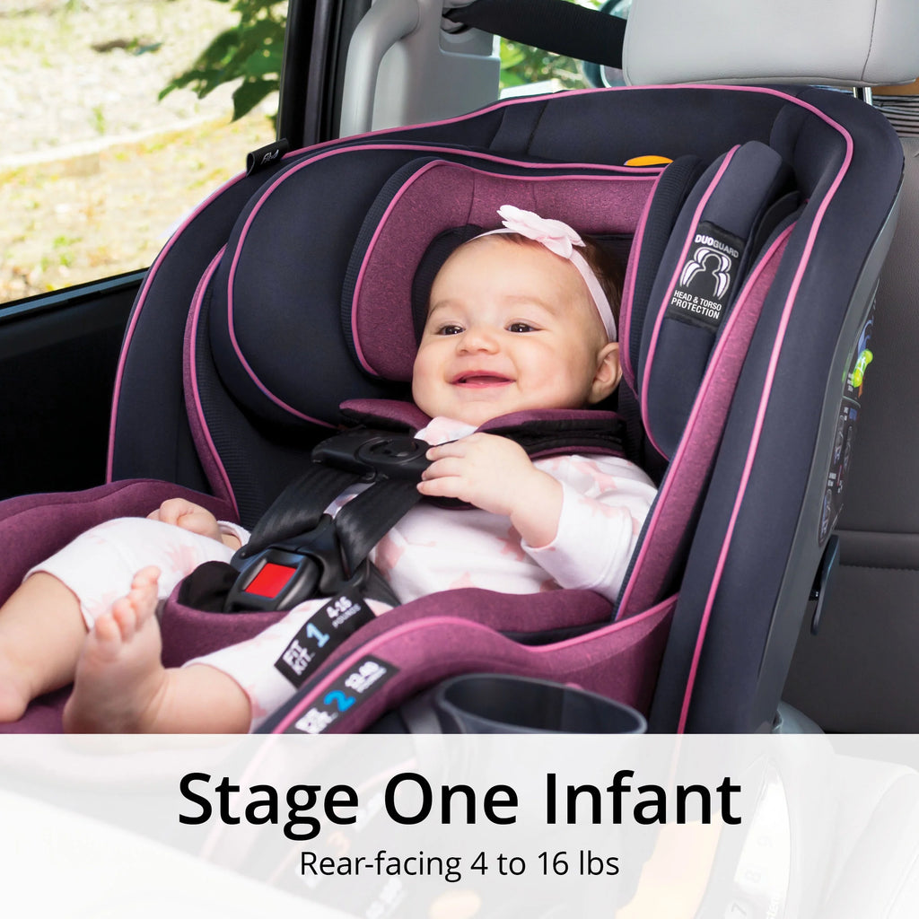4-in-1 Convertible Car Seat Navy Purple P40996