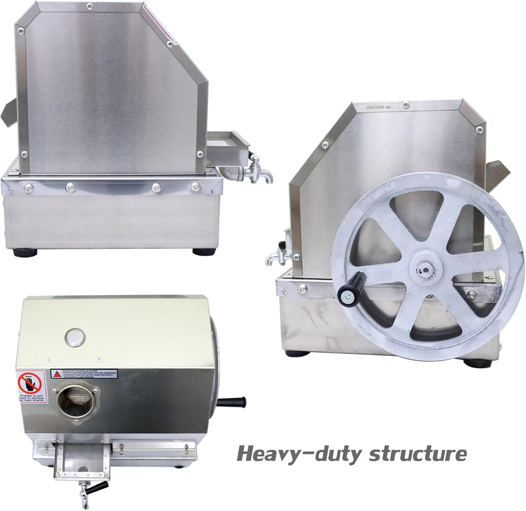 Commercial Sugar Cane Press Juicer Machine with 2 Peeling Knives W4973