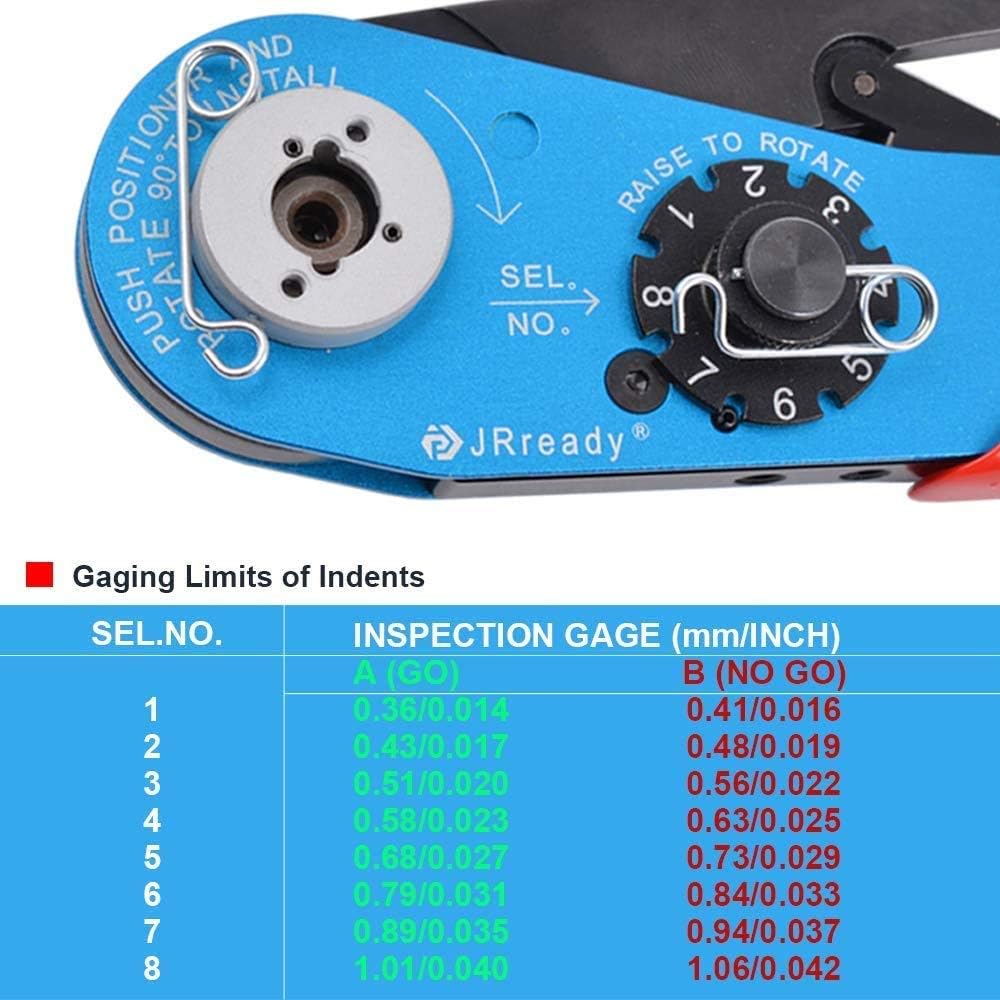 Aviation Hand Crimp Tools Wire Cable Pin Socket Crimper 20-32AWG I173855
