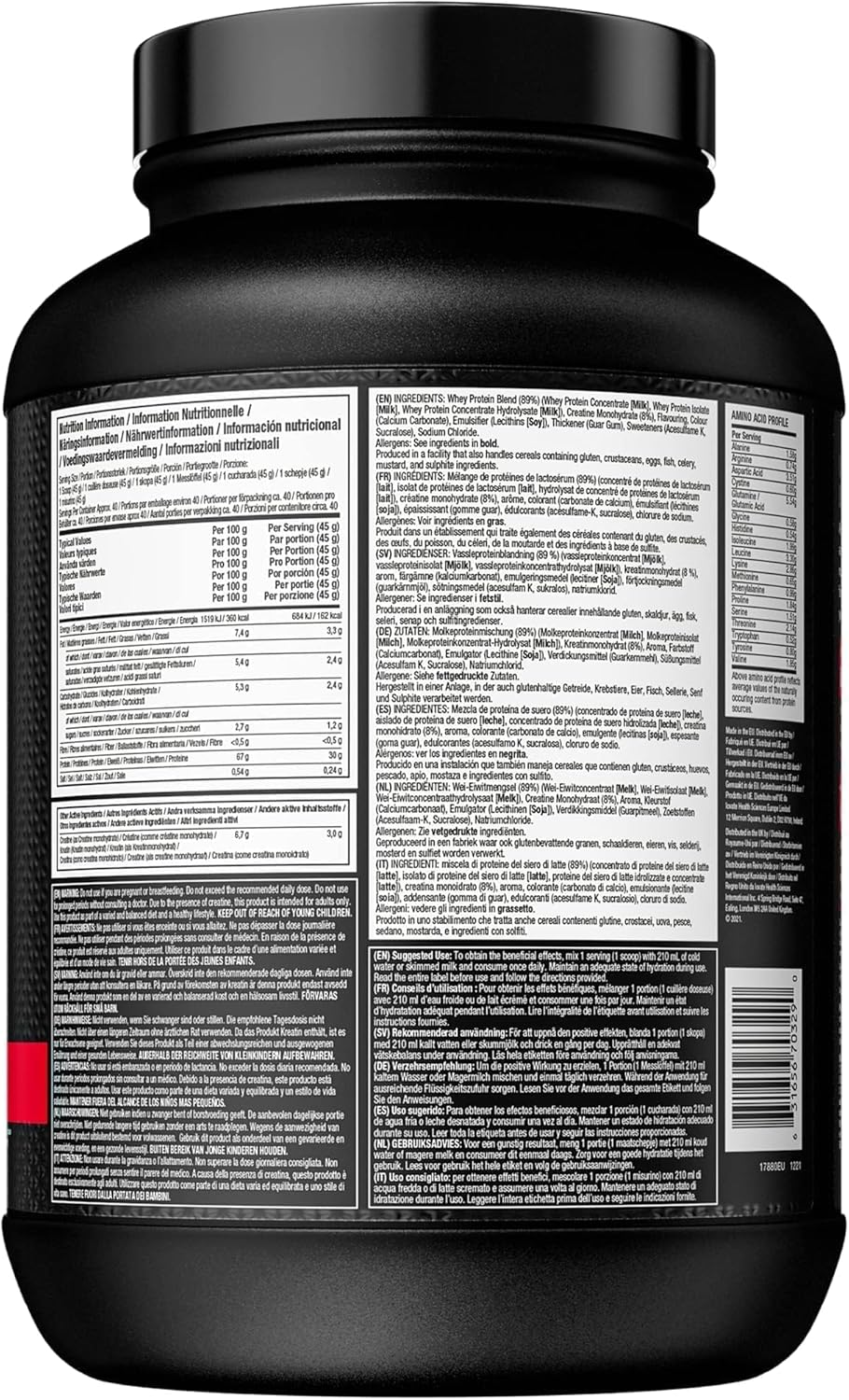 Milk Chocolate Whey Protein Powder E978841