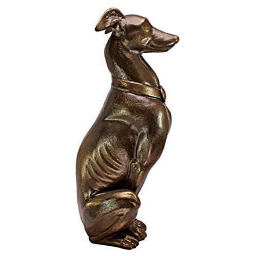 19 Inch Two Tone Stone Dog Statue C3021