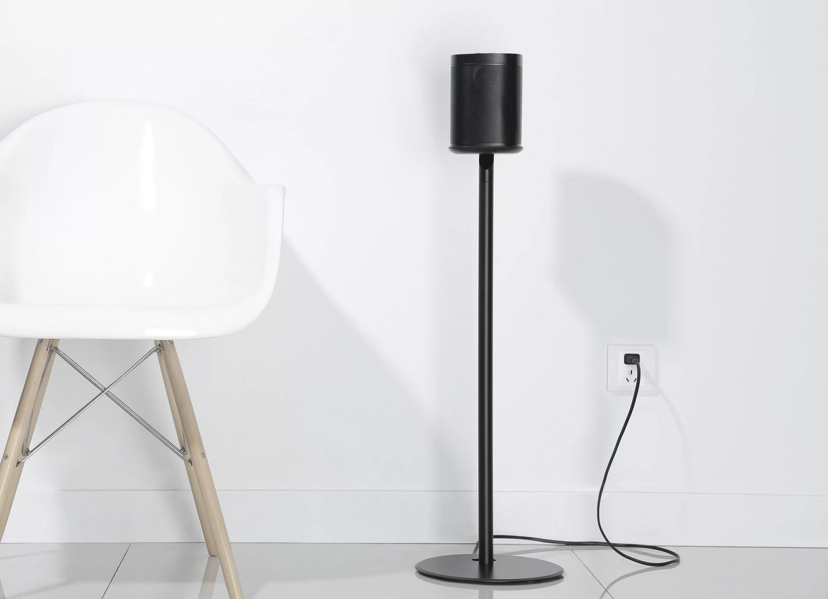2 Pack Black Speaker Floor Stand R1935