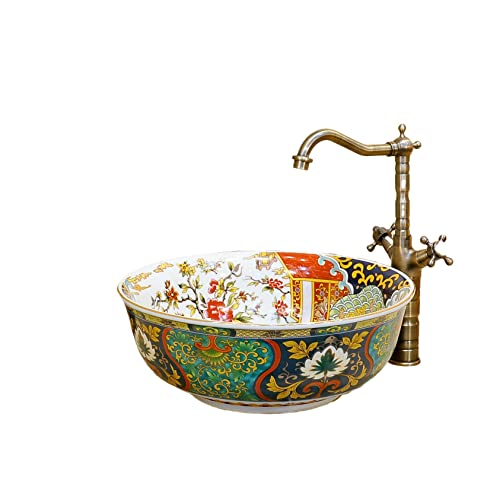 Ceramic Porcelain Round Vessel Sink Bowl G73278