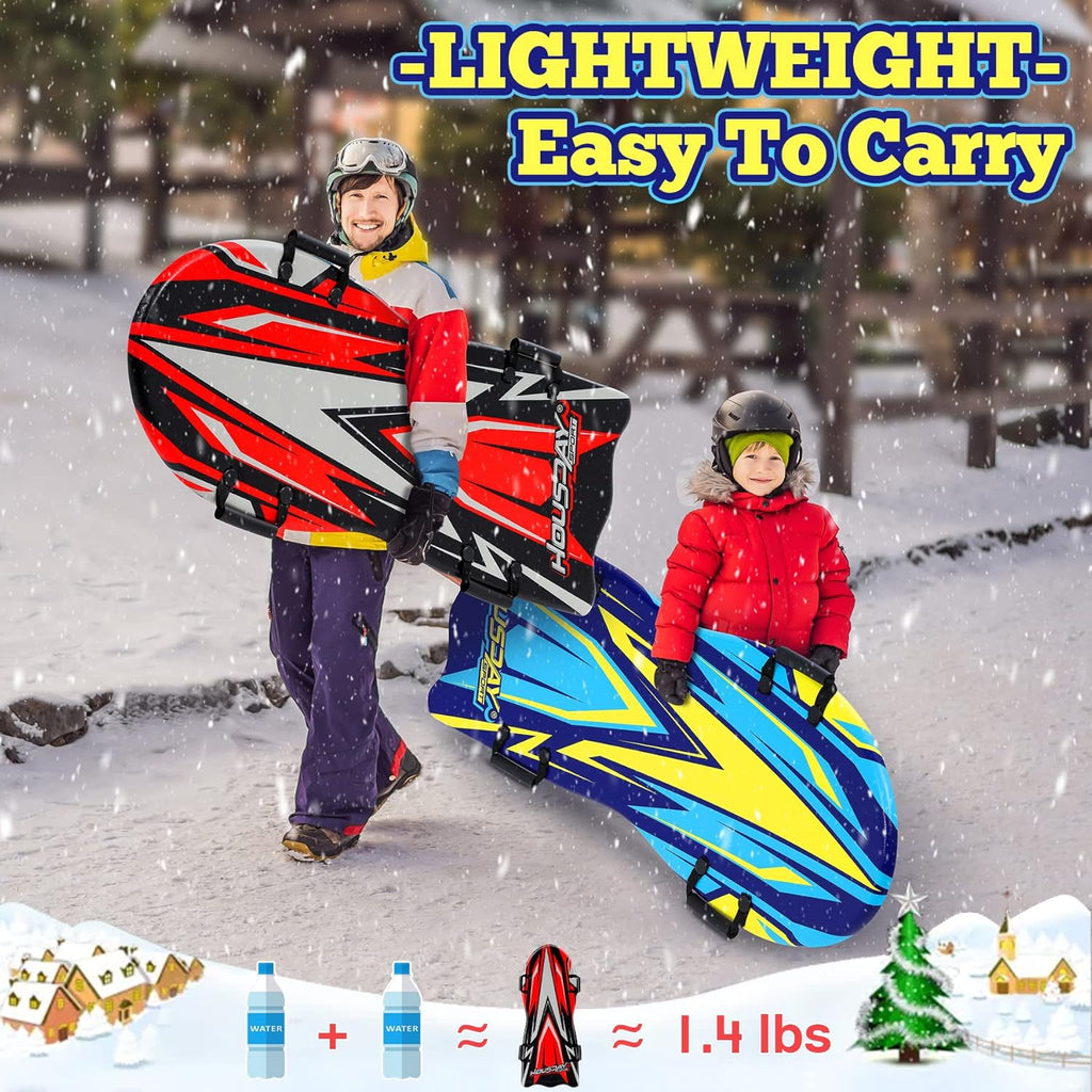 2 Pack Large Foam Snow Sled with Handles T621720