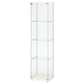White Glass-Door Cabinet Z293