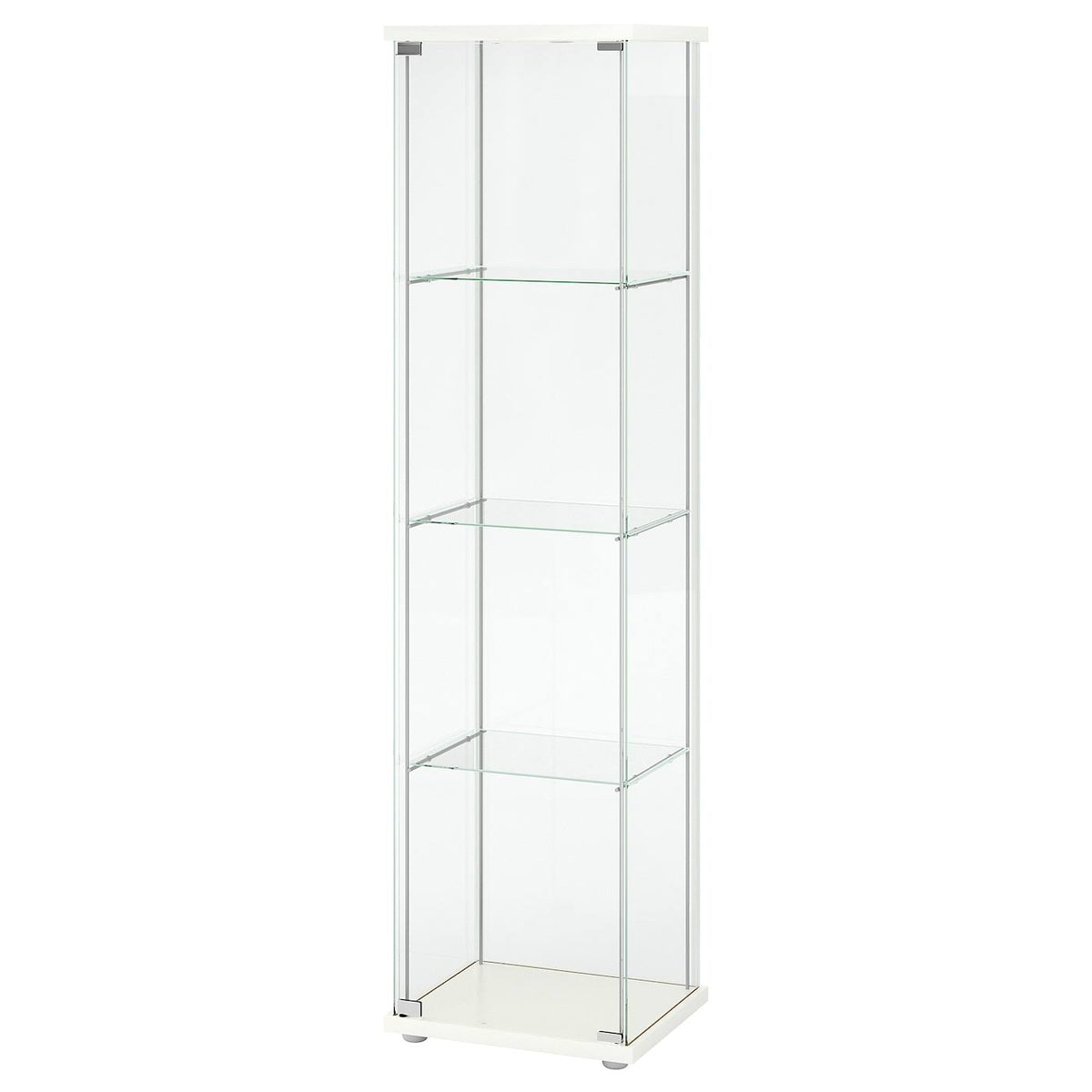 White Glass-Door Cabinet Z293