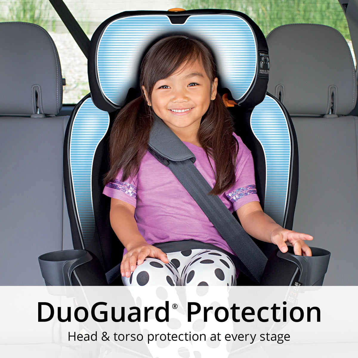 4-in-1 Convertible Car Seat Navy Purple P40996