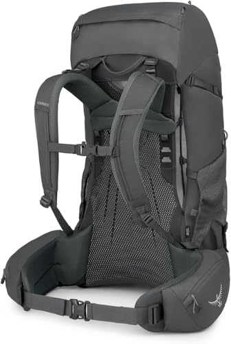 65L Backpacking Backpack, Dark Charcoal/Silver Lining V47240