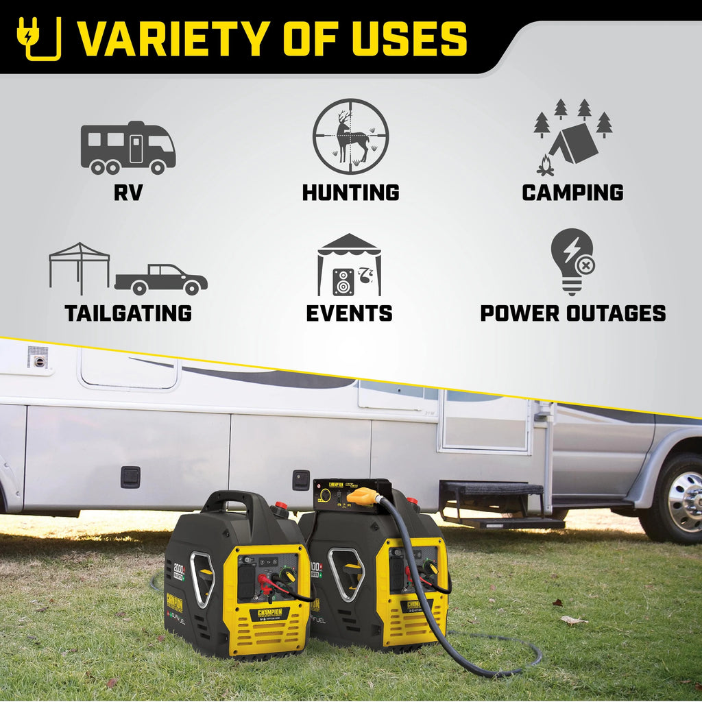 2000 Watt Dual Fuel Inverter Generator X20704