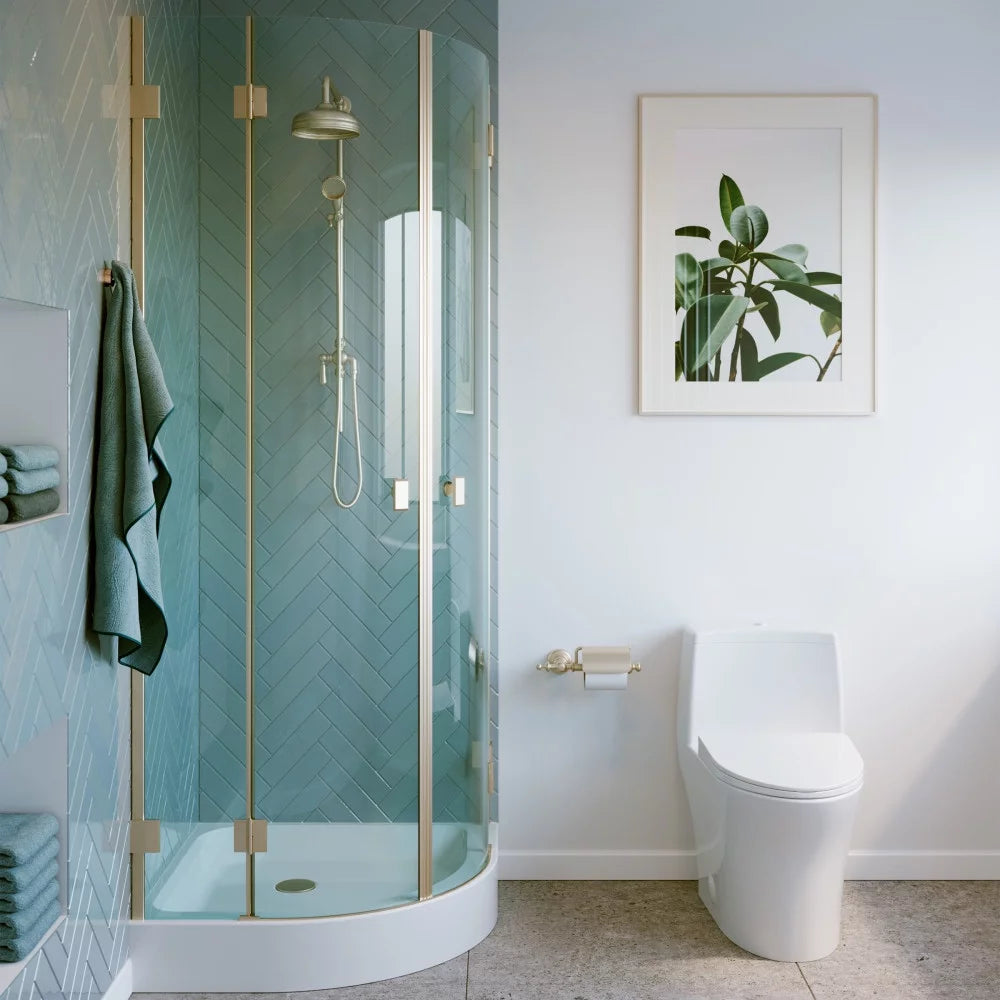 32 x 32 Acrylic White Neo-angle Shower Base R33520