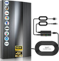 Digital TV Antenna 380 Miles Range Indoor Outdoor 4K 1080P Q2746
