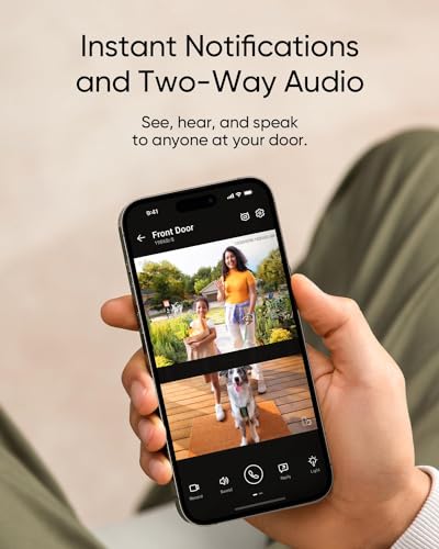 Dual Cameras Video Doorbell with Color Night Vision L374233