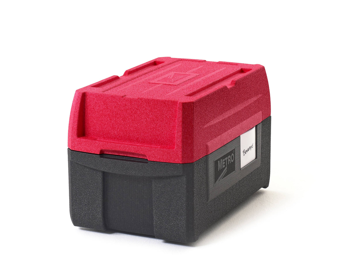 Insulated Top-Load Carrier with Lid Red/Black X77099
