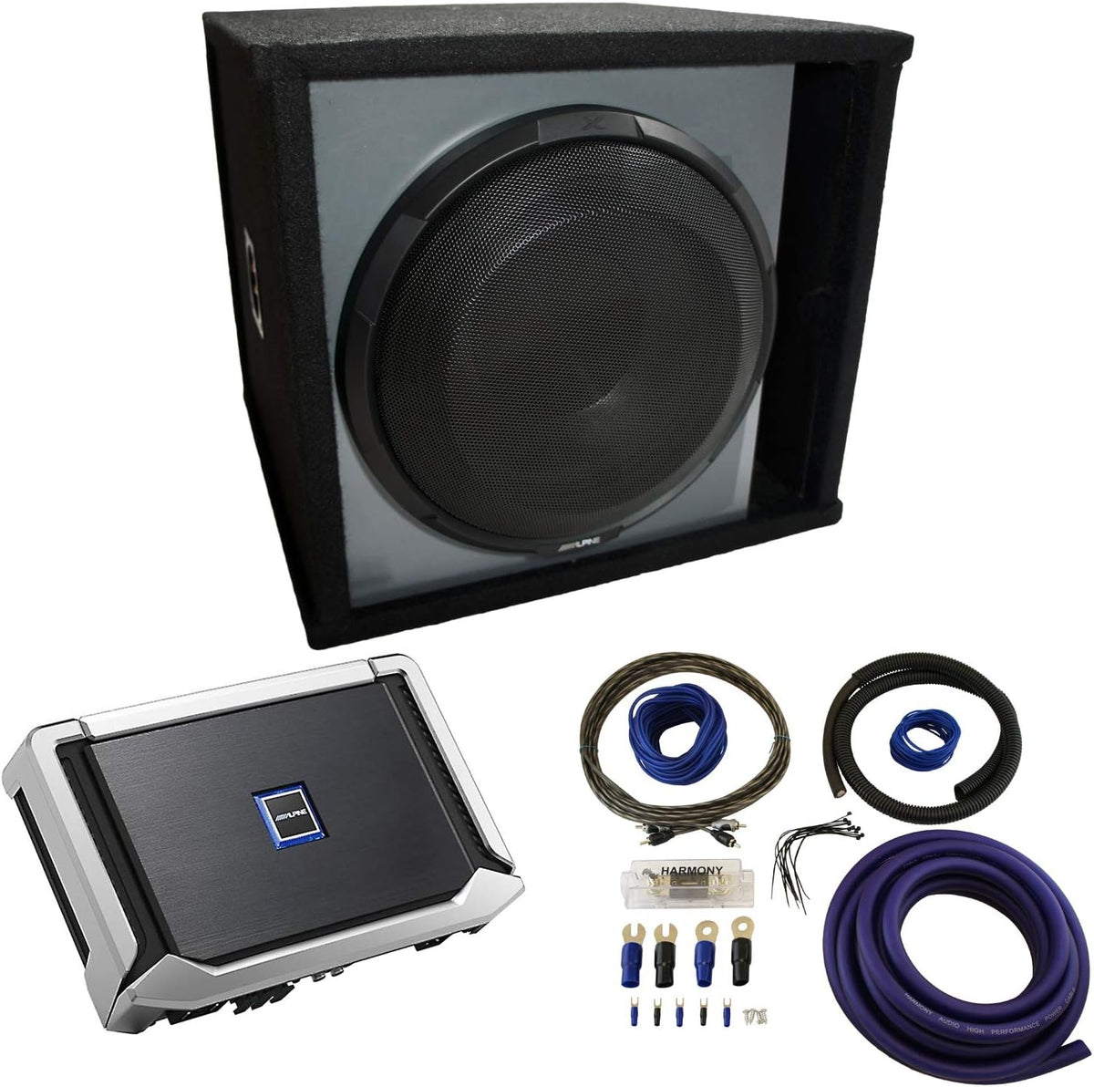 Ported Dual 10 Car Audio Subwoofer Enclosure Y28029