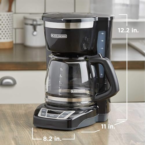 12-Cup Digital Programmable Coffee Maker J336133
