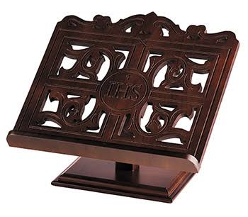 Carved Wood Bible Stand Q59525