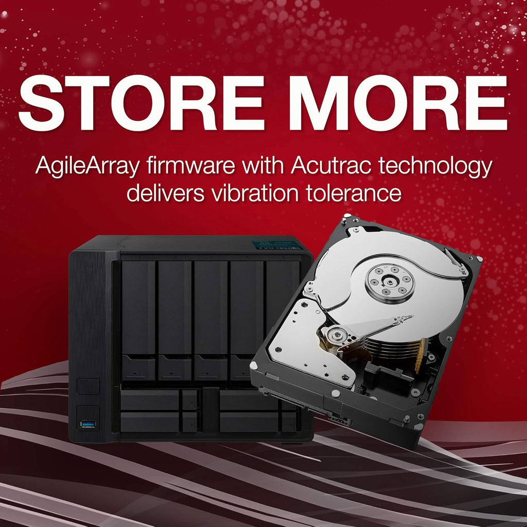 6TB NAS Internal Hard Drive HDD 3.5 Inch SATA 6Gb/s 7200 RPM 256MB Cache W862