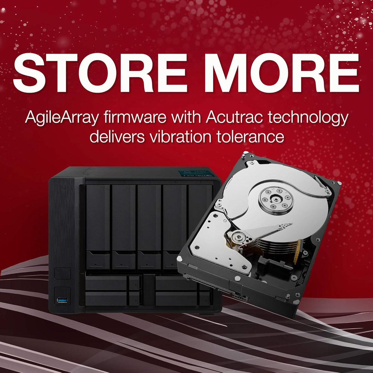 6TB NAS Internal Hard Drive HDD 3.5 Inch SATA 6Gb/s 7200 RPM 256MB Cache W862