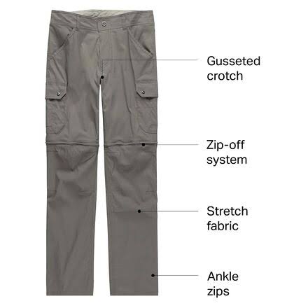 Khaki 32 Convertible Cargo Pant N305