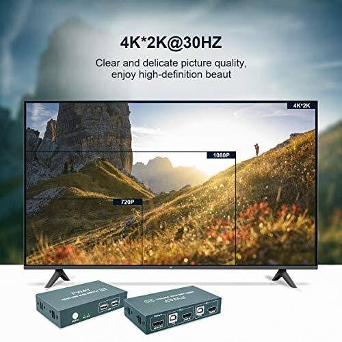 2 Port HDMI KVM Switch with 2 USB and 2 HDMI Cables R719