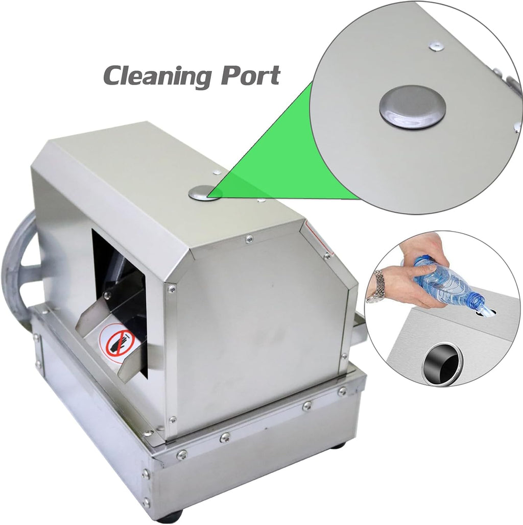 Commercial Sugar Cane Press Juicer Machine with 2 Peeling Knives W4973