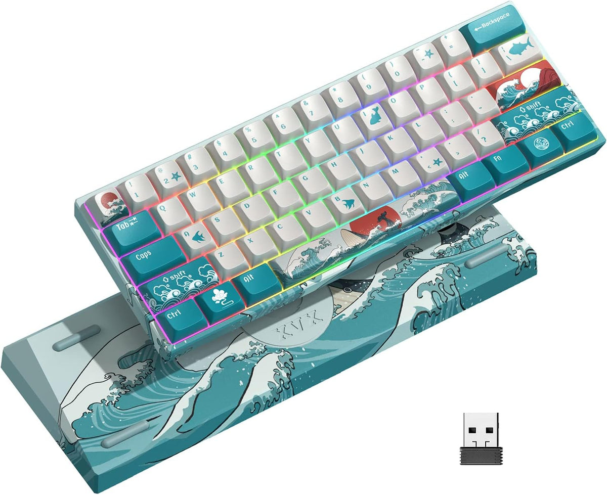 60% Wireless RGB Backlit Mechanical Keyboard P59591