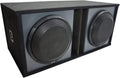 Ported Dual 10 Car Audio Subwoofer Enclosure Y28029