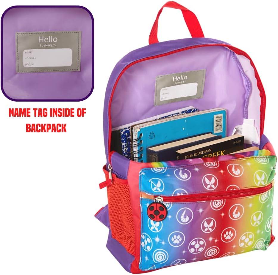 16 inch 5 Piece Backpack Set with Lunch Bag L627464