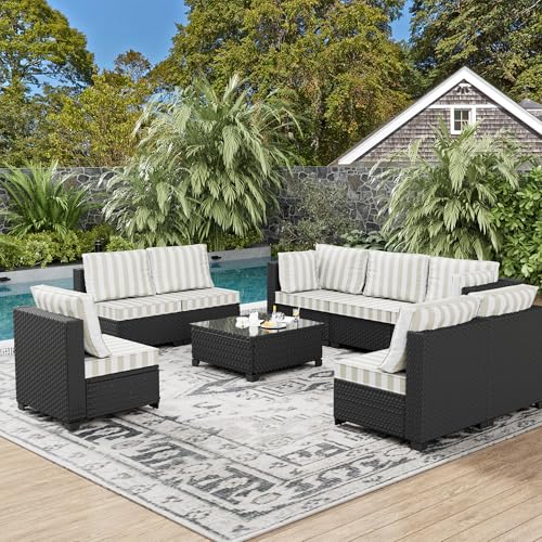8-Person Rattan Patio Conversation Set Z70902