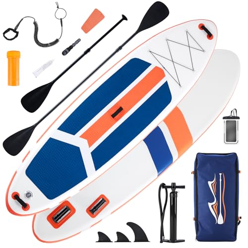 10.5'×33'' Inflatable Stand Up Paddle Board with Non-Slip Deck L471400