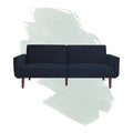 Blue Velvet Convertible Sofa F868594