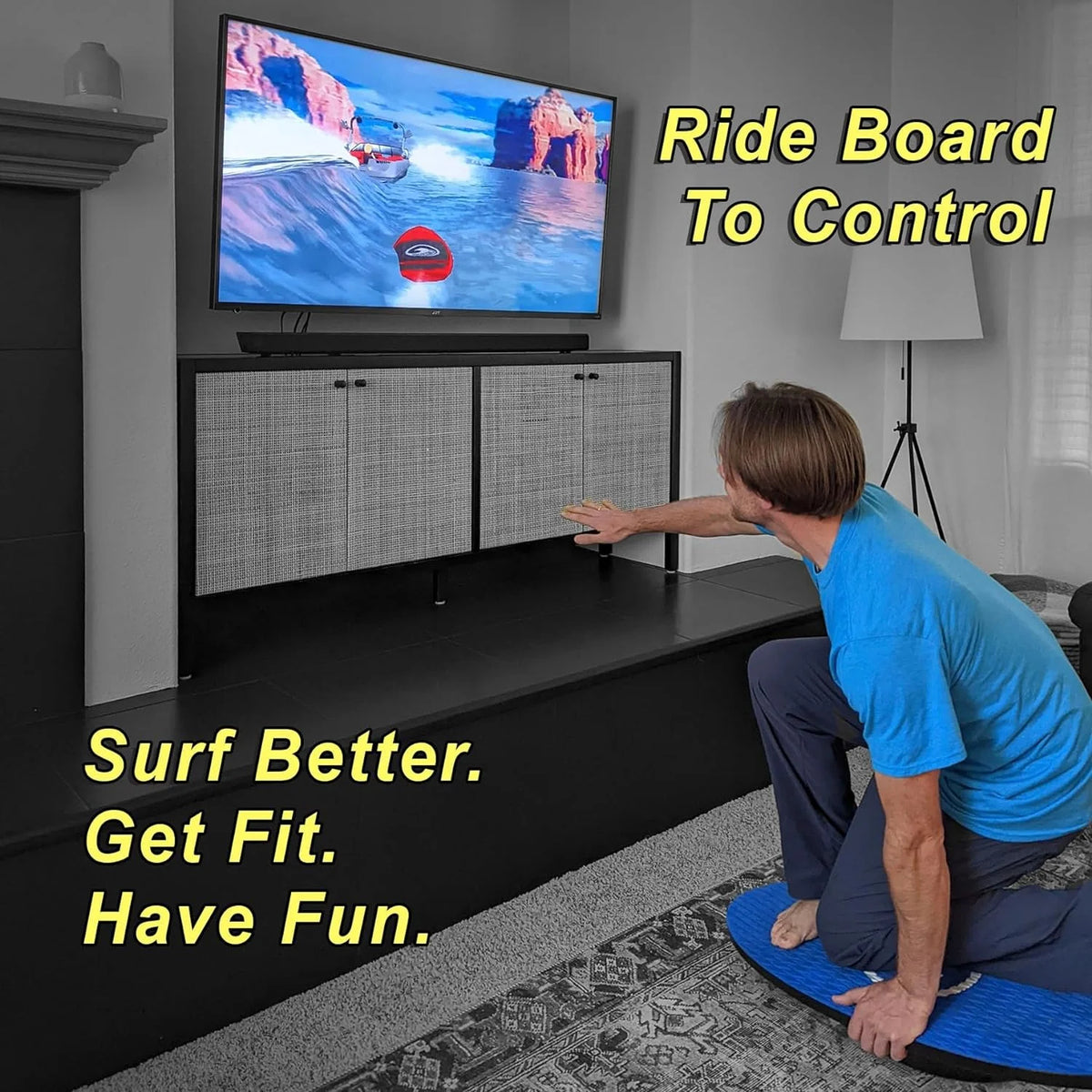 Wakesurf Balance Board With Tracking App And Phone Mount L7763
