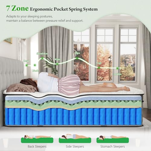 Full Size 12 Inch Gel Memory Foam Hybrid Mattress X33630